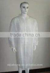 XIANTAO Jiahong Hospital uniform leading manufacturer in China disposable SMS/PP dust medical lab coat/visit coat