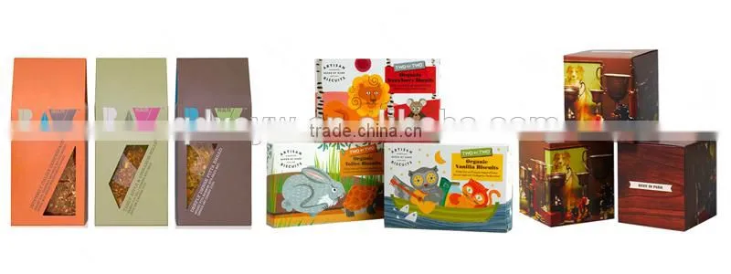 Custom Colorful Small Paper Box For Food