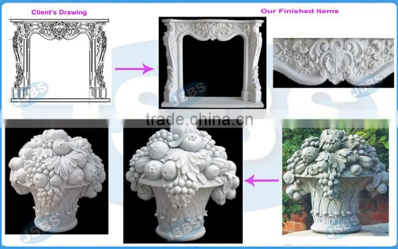 ornament marble carved abstract female sculpture