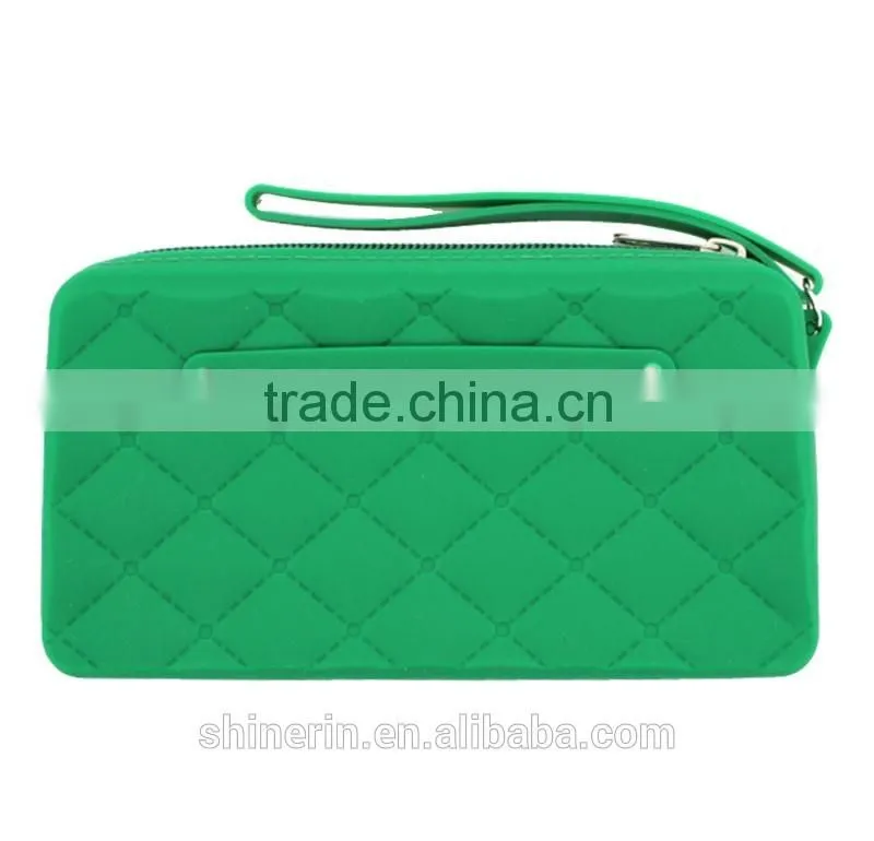 US Hot Women Clutch Purse Bags Custom OEM 3 Color Straps Mixtur Silicone Fashion Cheap Wallets