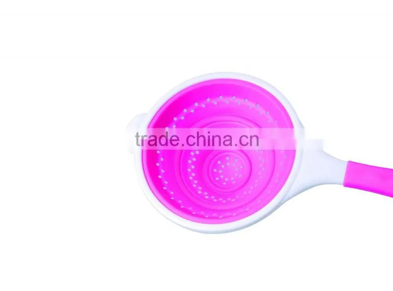 PP+Silicone 20*40.5*2 Colorful kitchen appliances silicone strainer/kitchen strainers