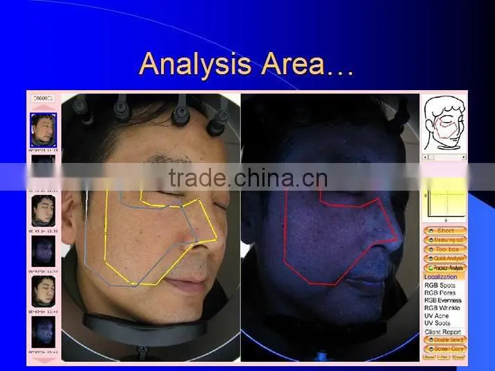 beauty salon equipment magic mirror skin analyzer