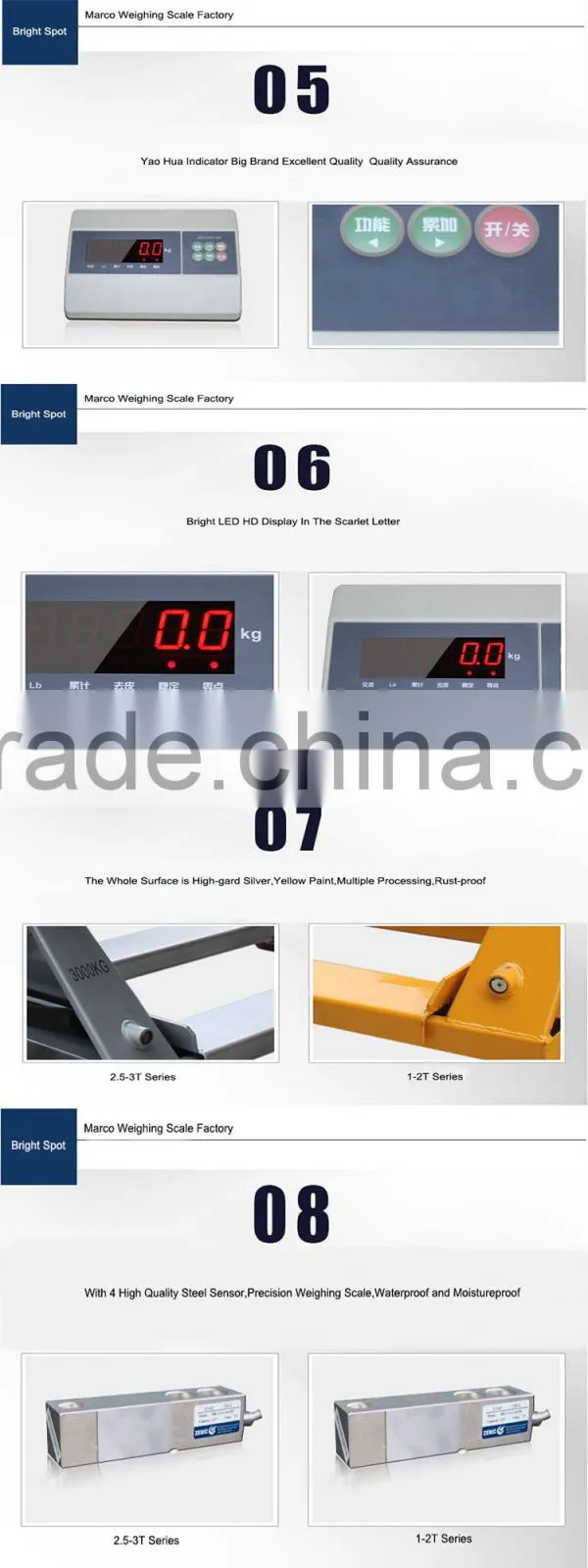 2015 New Hydraulic Digital Electronic Pallet Scale
