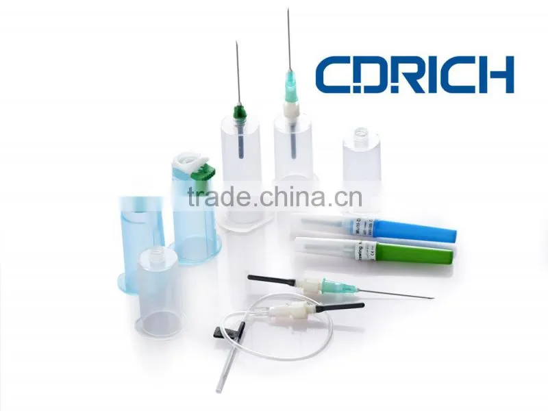 CDRICH Single Use Disposable Blood Collection Needle Holder PP Needle Holder