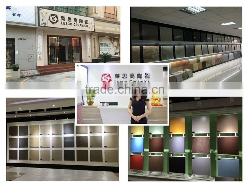 30x30 Light grey golden line stone look ceramic tile for bathroom