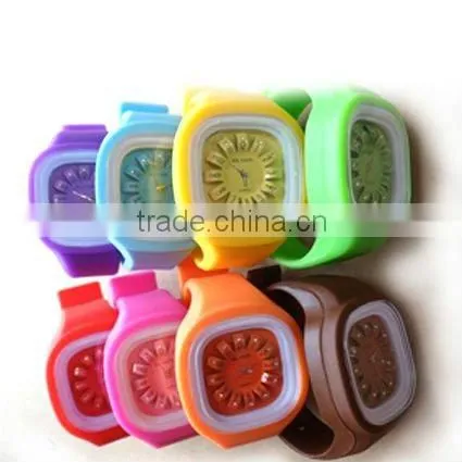 colorful energy silicone waterproof anion watch