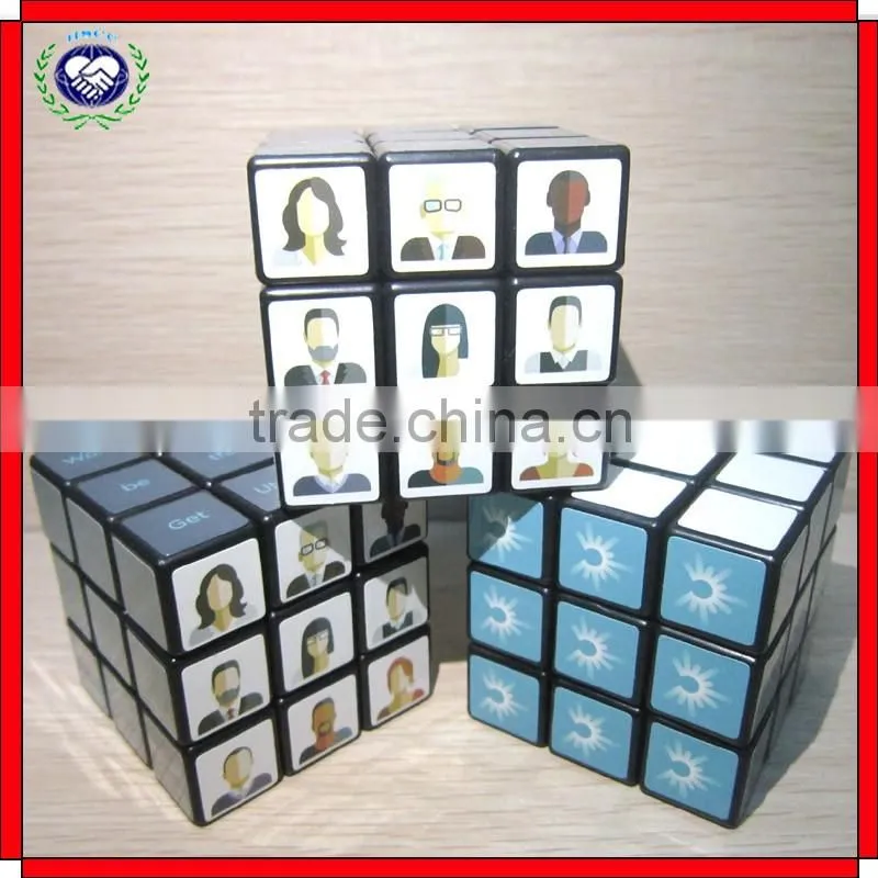 Customized Logo Plastic 3x3x3 5.7cm Square Cube