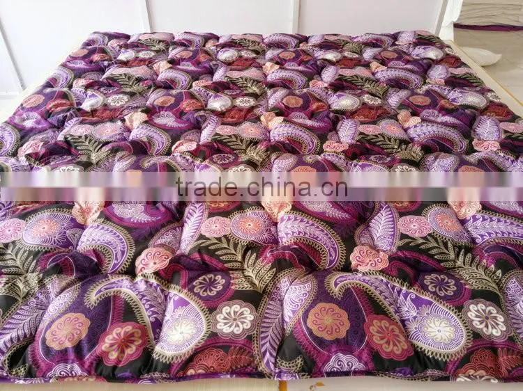 Printed microfiber quilt/ duvet/ comforter china supplier microfiber quilt