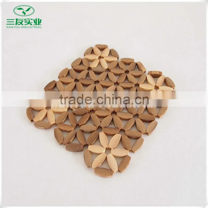 China alibaba bulk Hot Sell Square Bamboo Pot Mat