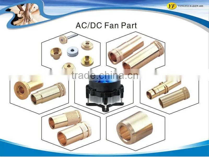 Customized Precision Brass Bicycly Threaded Insert Parts, Cnc Machine Parts