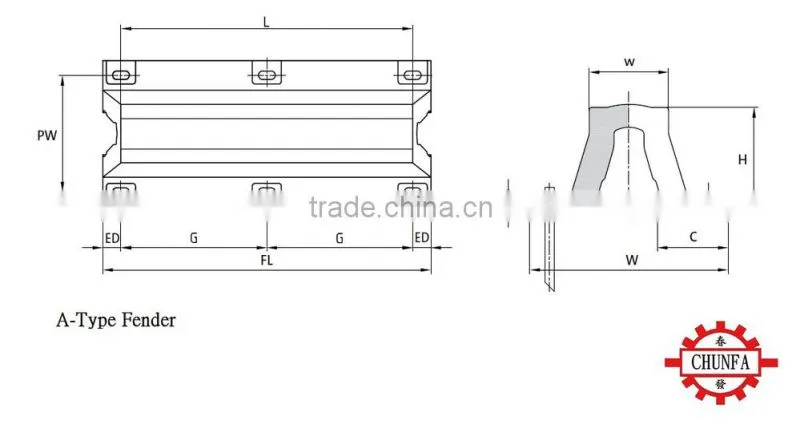 Arch Pneumatic Type Marine Rubber Fender
