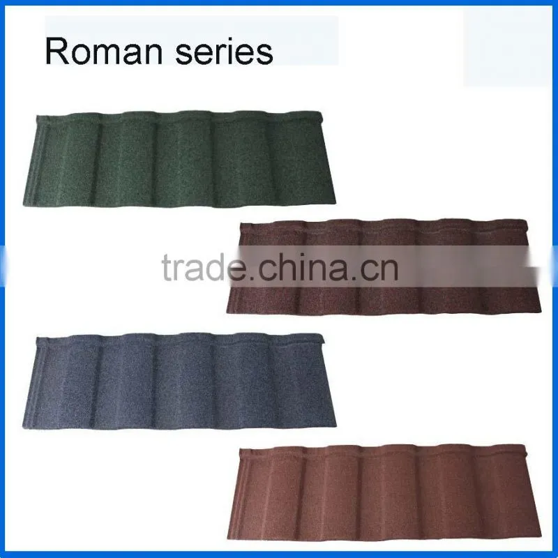 Trade Assurance stone coated steel roof tiles,stone coated metal roof tile