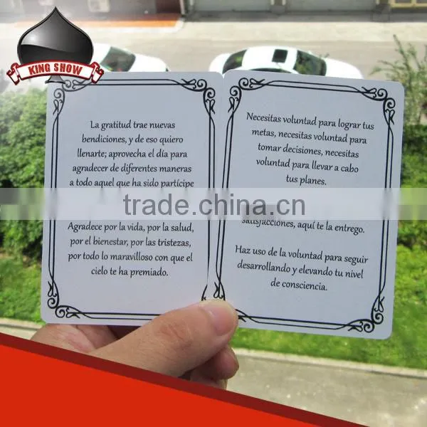 High end custom design playing cards for promotional advertising