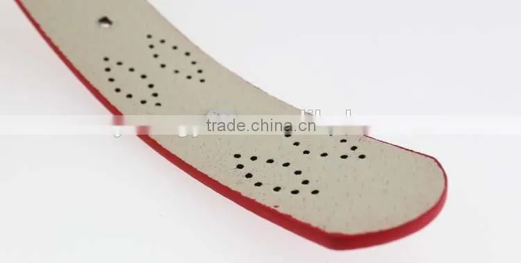 2015 Women's fashion studded beads belt with metal beads in yiwu
