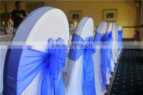 100% Polyester Organza Chair Sash For Wedding