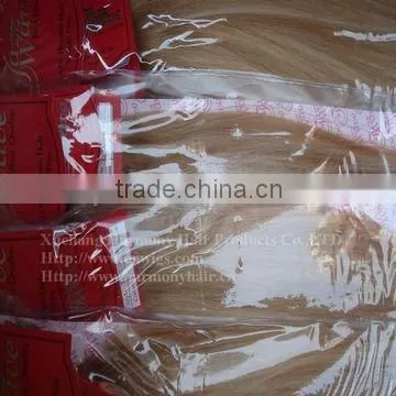 BEST QUALITY 18inch straight human cheap clip hair extension/clip in hair extension