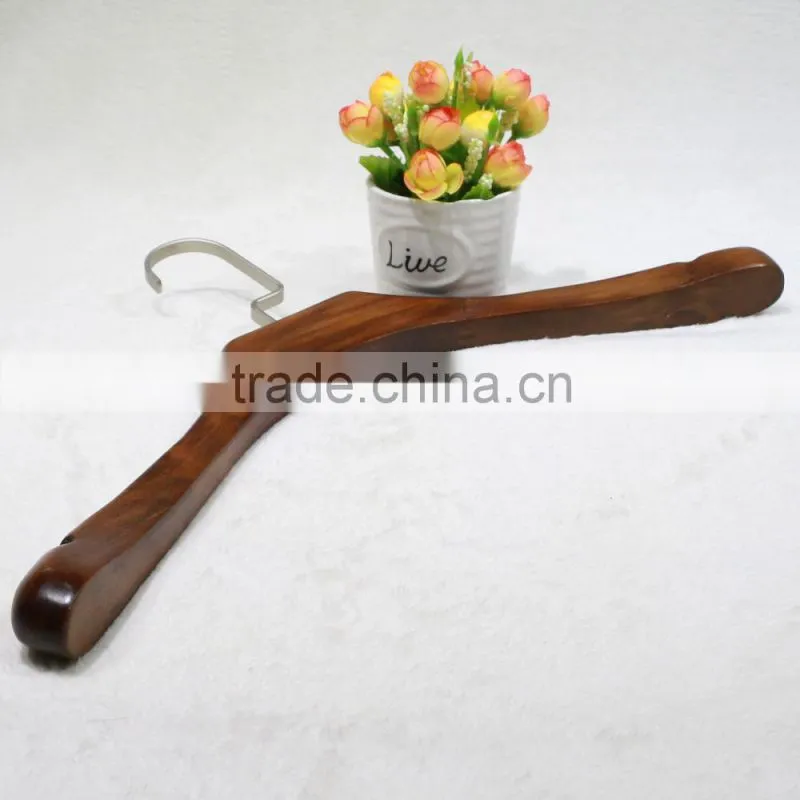 Classic antique wooden plastic hangers for clothes
