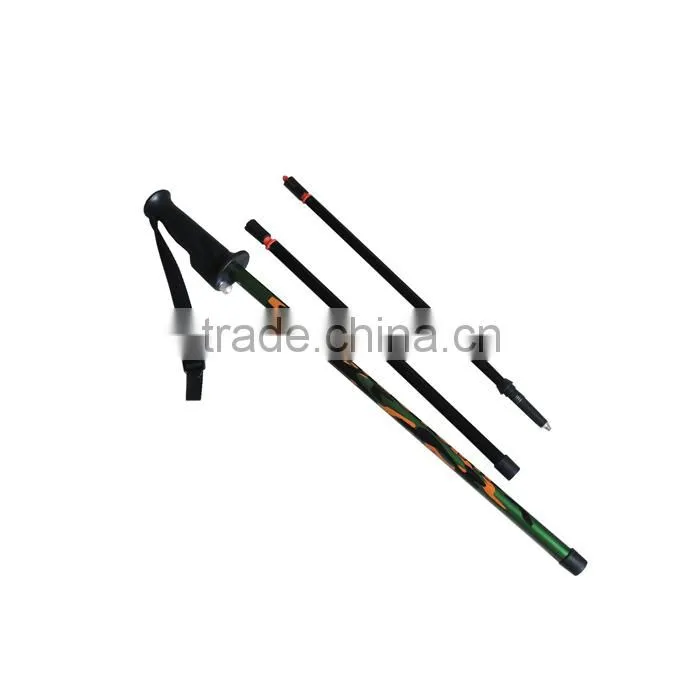 Straight Handle Durable Walking Stick With Sword