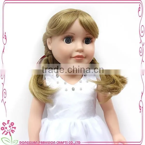CUTE doll Farvision Girl gift 18 inch stuffed dolls for curly hair