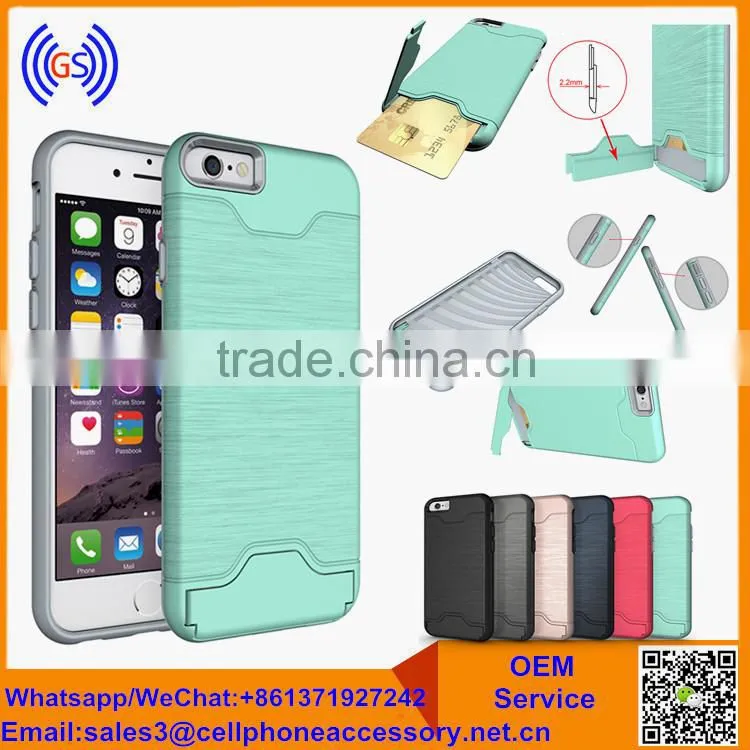 Shockproof Hybrid Armor Cases For Iphone 6 And 6s,Hybrid Armor Kickstand Case For Iphone 6 For Iphone 6s