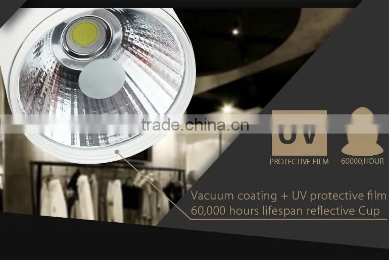 Aluminum 30w cob track light