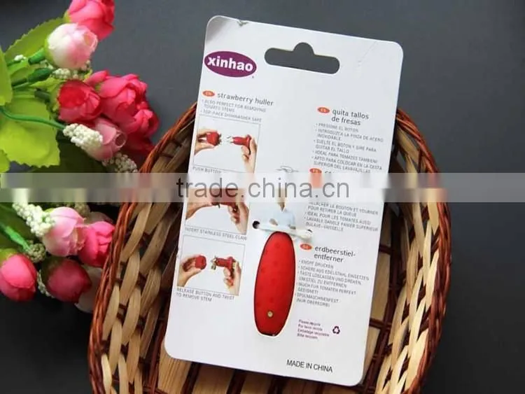 Good Quality Strawberry Tomato slicer Multifunction Fruit Stainless New Slicer Fruit strawberry huller
