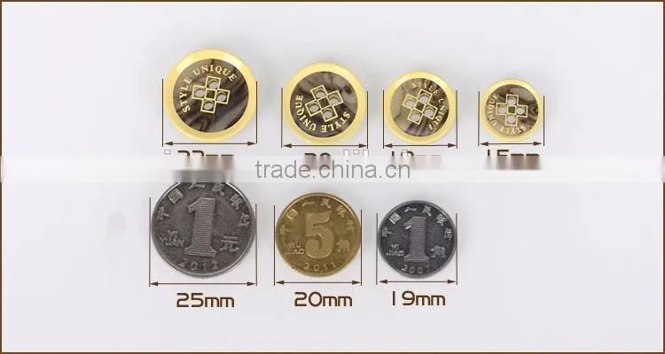 Three color Resin Laser Button,suit cost buttons