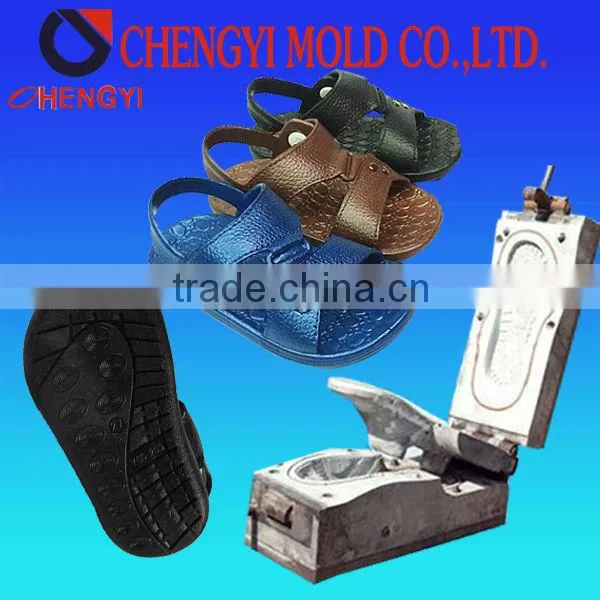 2014 cute leather kid pvc sandals mold