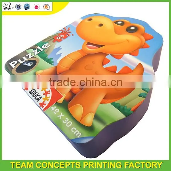 Cardboard for 3D jigsaw puzzle animal