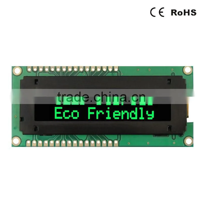OLED type 16x2 character flexible transparent oled display with SPI/I2C interface