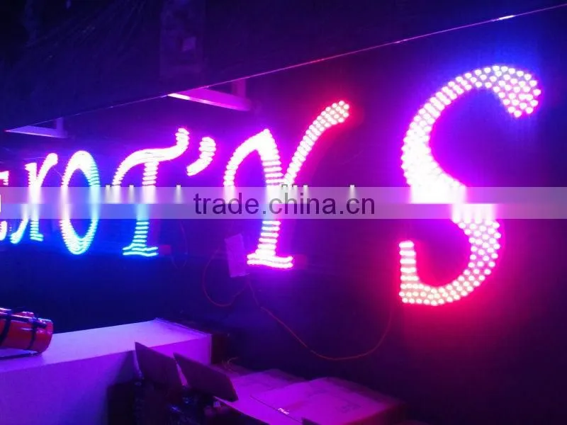 New IP67 9mm 5V 12V single color led pixel for outdoor led sign lights