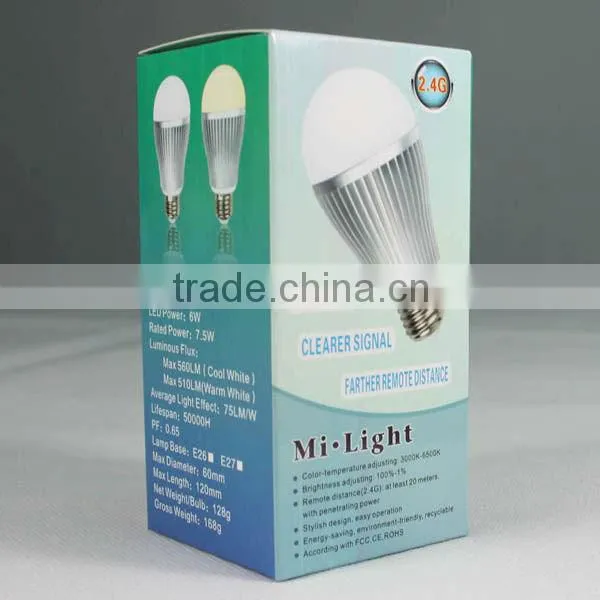 6w color temperature wifi led bulb dimmable lights