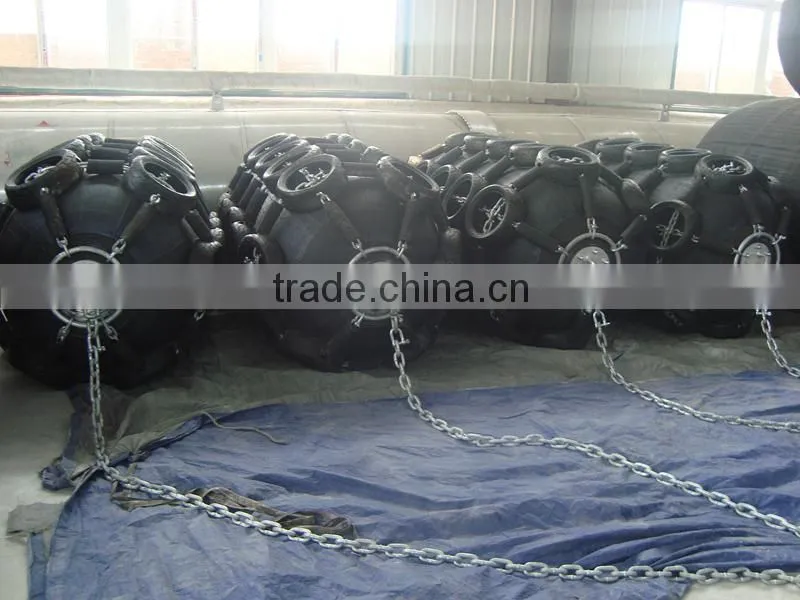 HG/T 2866-2003 Bussiness Standard Pneumatic Yokohama Rubber Fender For Ship To Wharf