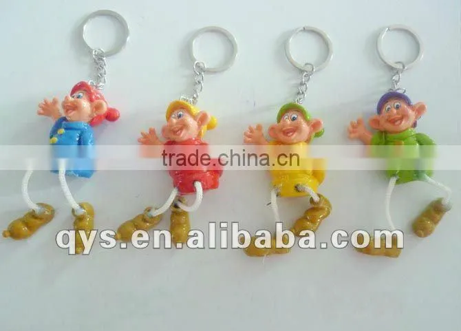 fairy tale doll key chain snap hook