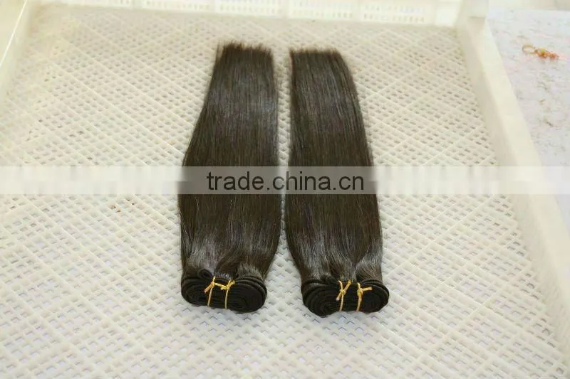 French Curl Brazilian unprocessed virgin hair weft