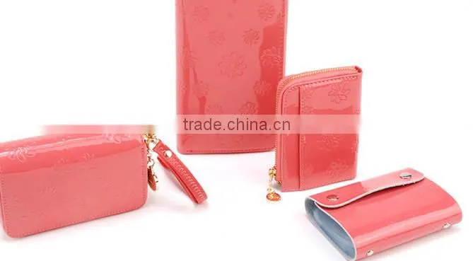 2015 Customized fashion design exquisite leather women wallet
