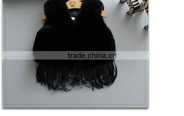 white faux fur vest kids soft fur clothes for sale