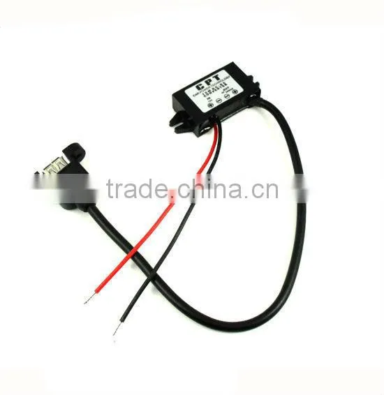For phone DC/DC Converter Step-Down Buck Module 12V to 5V 3A 15W standard USB output
