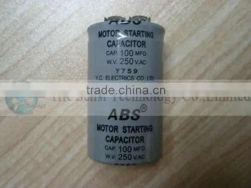 ABS 100MFD 250VAC Y.C.Capacitor