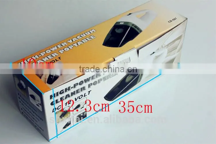 60W Portable car vacuum cleaner for home and car 12V wet and dry car hoover