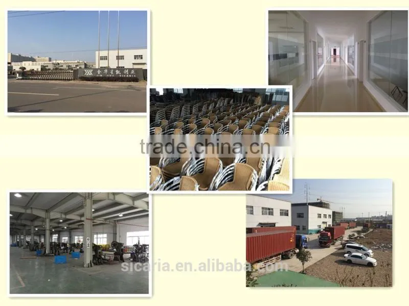 High quality aluminum frame wooden chairs