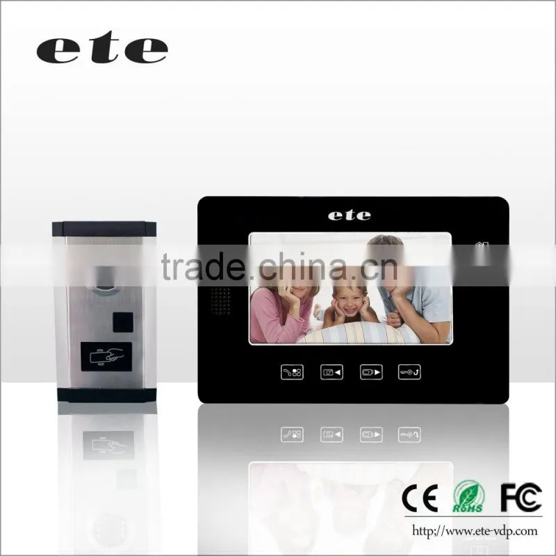 2016 waterproof digital ip multi apartment villa video intercom system