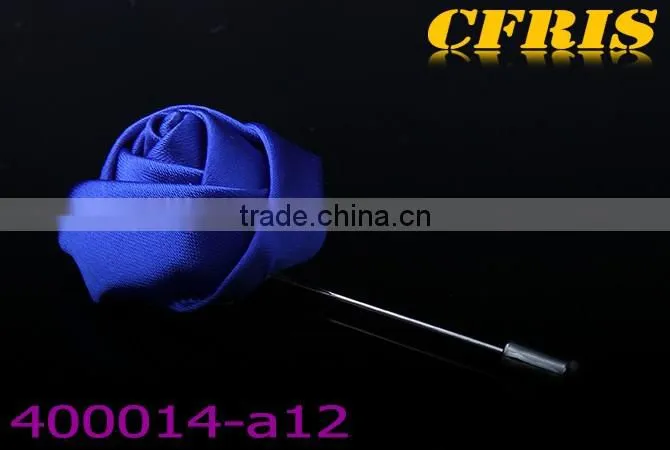 2016 New arriving silk flower bud lapel pins