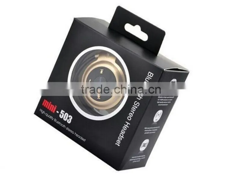 Wireless Headphone New Mini 503 Neckback Sport Bluetooth Handsfree Stereo Headset Earphone TF Card Slot+FM Radio