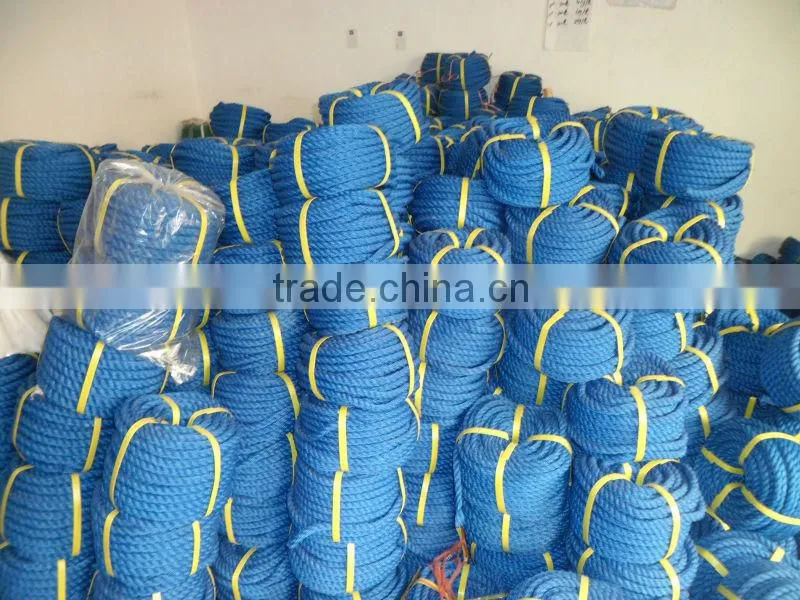 Slit Film Blue Polypropylene Rope