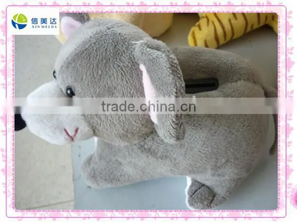 Funny duck plush money pot