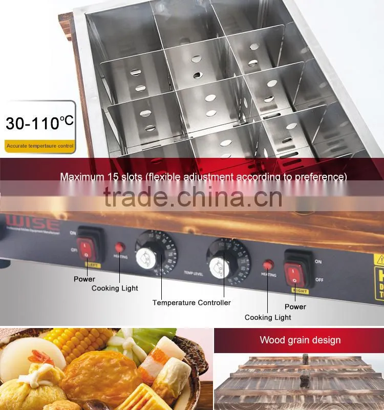 Top Performance Electric Double Tank Japanese Oden Making Machine For Restaurant Use