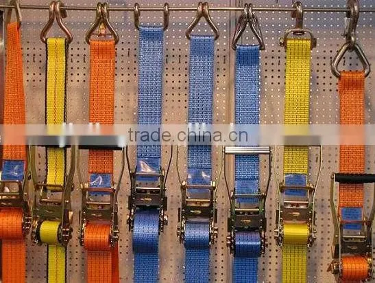 CE GS Ratchet tie down lashing straps ratchet tie down straps cargo lashing