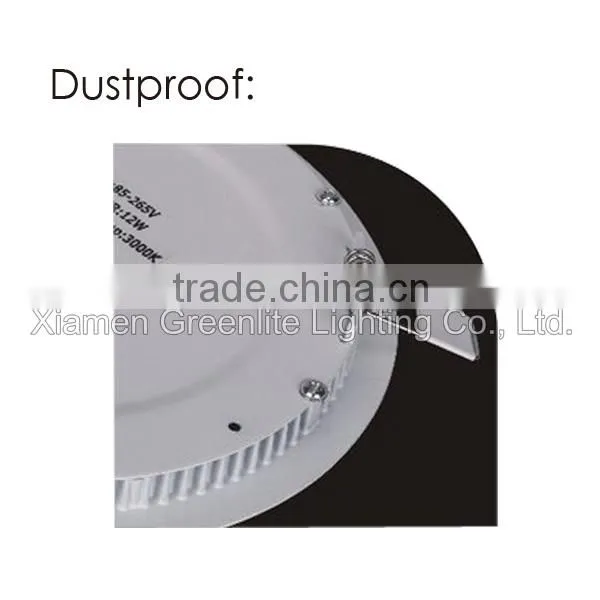 6W round led panel light 520lm