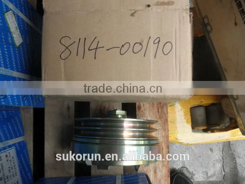AC compressor electromagnetic clutch and brake
